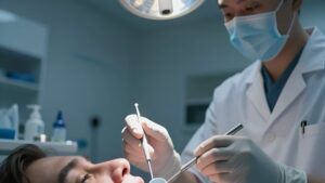 Инструменты стоматолога для оказания экстренной помощи при стоматологическом абсцессе и флюсе в Митино